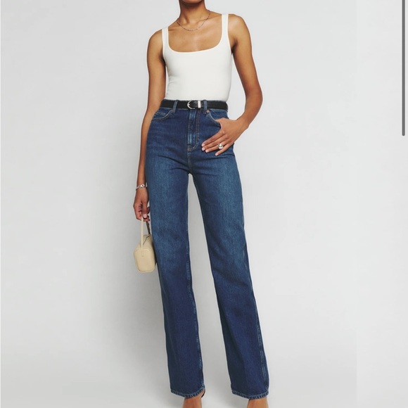 Reformation Denim - Lightly worn Reformation Wilder High Rise Wide Leg Jeans.  No stains or tears.